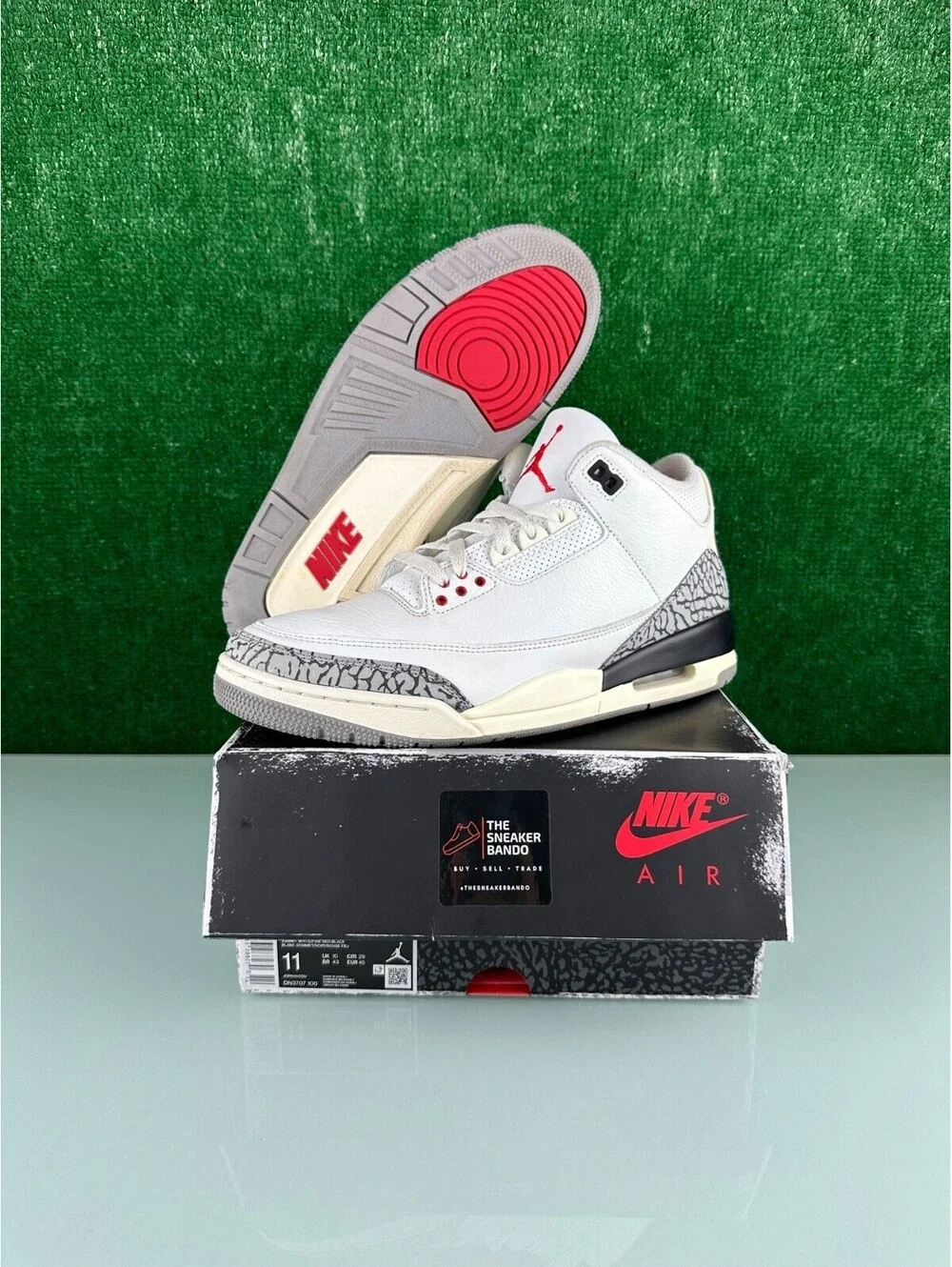 Size 11 - Jordan 3 Retro Mid White Cement Reimagined (CLEAN!)